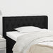 Tăblie de pat cu aripioare negru 93x16x78/88 cm textil - WALTI WALTI