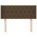 Tăblie de pat cu aripioare maro închis 93x16x78/88 cm textil - WALTI WALTI