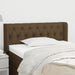 Tăblie de pat cu aripioare maro închis 93x16x78/88 cm textil - WALTI WALTI