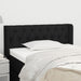 Tăblie de pat cu aripioare negru 103x16x78/88 cm textil - WALTI WALTI