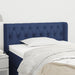 Tăblie de pat cu aripioare albastru 103x16x78/88 cm textil - WALTI WALTI