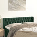 Tăblie de pat cu aripioare verde închis 147x16x78/88 cm catifea - WALTI WALTI
