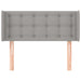 Tăblie de pat cu aripioare gri deschis 93x16x78/88 cm textil - WALTI WALTI