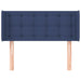 Tăblie de pat cu aripioare albastru 93x16x78/88 cm textil - WALTI WALTI