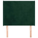 Tăblie pat cu aripioare verde închis 93x16x118/128 cm catifea - WALTI WALTI