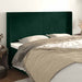 Tăblie pat cu aripioare verde închis 163x16x118/128 cm catifea - WALTI WALTI