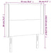 Tăblie de pat cu aripioare, crem, 93x16x118/128 cm, piele eco - WALTI WALTI
