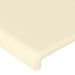 Tăblie de pat cu aripioare, crem, 103x16x118/128 cm, piele eco - WALTI WALTI