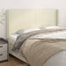 Tăblie de pat cu aripioare, crem, 203x16x118/128 cm, piele eco - WALTI WALTI