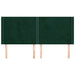 Tăblie pat cu aripioare verde închis 203x16x118/128 cm catifea - WALTI WALTI