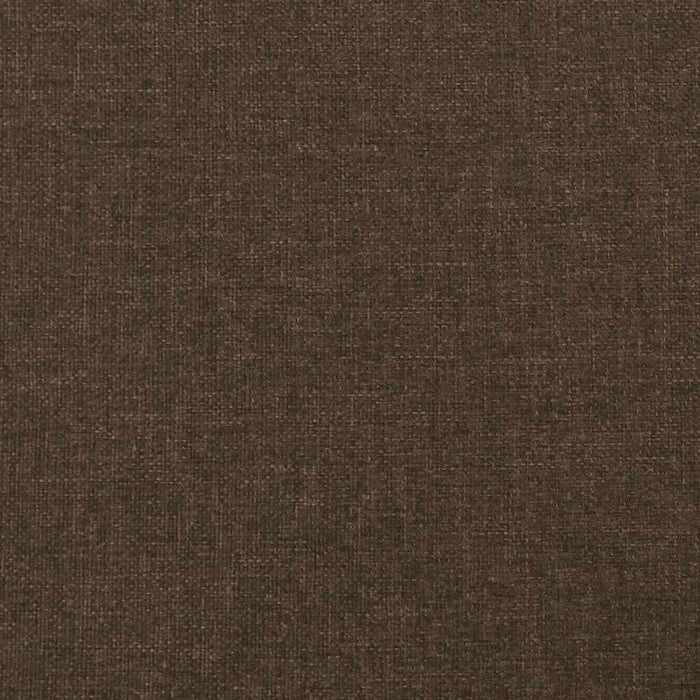 Tăblie de pat cu aripioare maro închis 83x16x118/128 cm textil WALTI