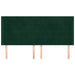 Tăblie pat cu aripioare verde închis 183x16x118/128 cm catifea - WALTI WALTI