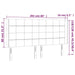 Tăblie pat cu urechi albastru închis 203x16x118/128 cm catifea - WALTI WALTI