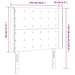 Tăblie de pat cu aripioare, alb, 103x16x118/128 cm, piele eco - WALTI WALTI