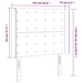 Tăblie pat cu aripioare cappuccino 103x16x118/128 cm piele eco - WALTI WALTI