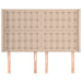 Tăblie pat cu aripioare cappuccino 147x16x118/128 cm piele eco - WALTI WALTI