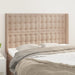 Tăblie pat cu aripioare cappuccino 147x16x118/128 cm piele eco - WALTI WALTI