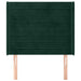 Tăblie pat cu aripioare verde închis 83x16x118/128 cm catifea - WALTI WALTI