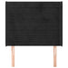 Tăblie de pat cu aripioare, negru, 103x16x118/128 cm, catifea - WALTI WALTI