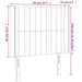 Tăblie de pat cu aripioare gri deschis 83x16x118/128 cm catifea - WALTI WALTI