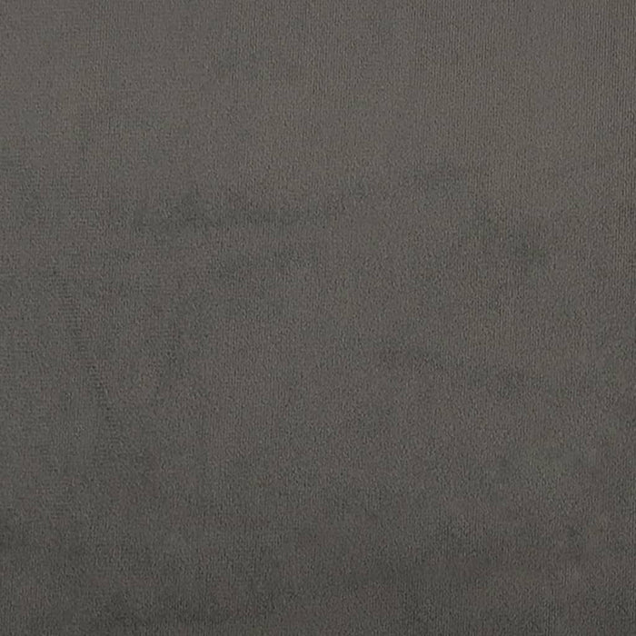 Tăblie de pat cu aripioare gri închis 103x16x118/128 cm catifea - WALTI WALTI