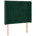 Tăblie pat cu aripioare verde închis 103x16x118/128 cm catifea - WALTI WALTI