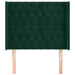 Tăblie pat cu aripioare verde închis 103x16x118/128 cm catifea - WALTI WALTI