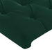 Tăblie pat cu aripioare verde închis 103x16x118/128 cm catifea - WALTI WALTI