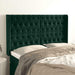 Tăblie pat cu aripioare verde închis 147x16x118/128 cm catifea - WALTI WALTI