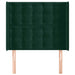 Tăblie pat cu aripioare verde închis 93x16x118/128 cm catifea - WALTI WALTI