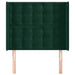 Tăblie pat cu aripioare verde închis 103x16x118/128 cm catifea - WALTI WALTI