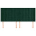Tăblie pat cu aripioare verde închis 163x16x118/128 cm catifea - WALTI WALTI