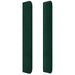 Tăblie pat cu aripioare verde închis 203x16x118/128 cm catifea - WALTI WALTI