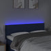 Tăblie de pat cu LED, crem, 144x5x78/88 cm, textil - WALTI WALTI