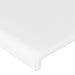 Tăblie de pat cu LED, alb, 80x5x78/88 cm, piele ecologică - WALTI WALTI