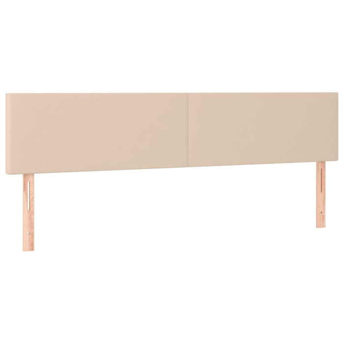 Tăblie de pat cu LED cappuccino 160x5x78/88 cm piele ecologică - WALTI WALTI