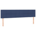 Tăblie de pat cu LED, albastru, 200x5x78/88 cm, textil - WALTI WALTI