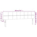 Tăblie de pat cu LED, roz, 200x5x78/88 cm, catifea - WALTI WALTI