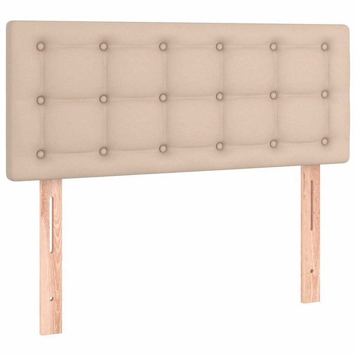 Tăblie de pat cu LED, cappuccino, 80x5x78/88cm, piele ecologică - WALTI WALTI