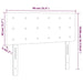 Tăblie de pat cu LED, alb, 90x5x78/88 cm, piele ecologică - WALTI WALTI