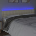 Tăblie de pat cu LED, crem, 180x5x78/88 cm, piele ecologică - WALTI WALTI