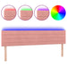 Tăblie de pat cu LED, roz, 160x5x78/88 cm, catifea - WALTI WALTI