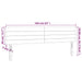 Tăblie de pat cu LED, roz, 160x5x78/88 cm, catifea - WALTI WALTI
