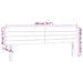 Tăblie de pat cu LED, roz, 200x5x78/88 cm, catifea - WALTI WALTI