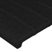 Tăblie de pat cu LED, negru, 180x5x78/88 cm, textil - WALTI WALTI