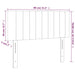 Tăblie de pat cu LED, roz, 80x5x78/88 cm, catifea - WALTI WALTI