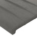 Tăblie de pat cu LED, gri deschis, 160x5x78/88 cm, catifea - WALTI WALTI