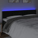 Tăblie de pat cu LED, negru, 160x5x78/88 cm, catifea - WALTI WALTI