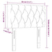 Tăblie de pat cu LED, albastru, 80x7x78/88 cm, textil - WALTI WALTI