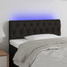 Tăblie de pat cu LED, negru, 100x7x78/88 cm, textil - WALTI WALTI